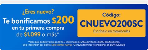 cupon de venta walmart.